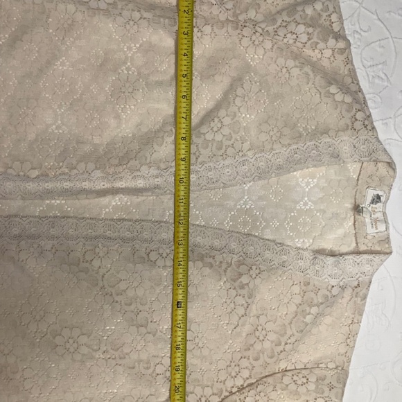 Vintage, Little House Creation, XL, Ivory/Cream, Lace, Coverlet/Jacket - Picture 5 of 7